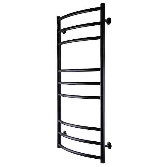 Рушникосушарка UNIO LDE W 1000-500-9 BLK Драбинка Дуга Еліт вода чорна (000021552) Київ