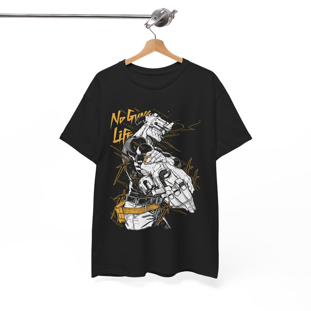 Футболка з аніме принтом Аніме Гунс Но Гунс оверсайз (S/M/L) Чорний AnimeJ0620 Дніпро - фото 7