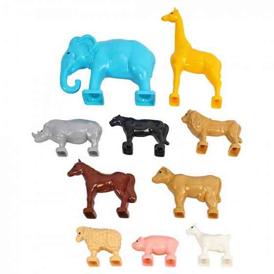 Дитячий ігровий набір "Фігурки тварин" 1102 домашні та дикі тварини Вінниця