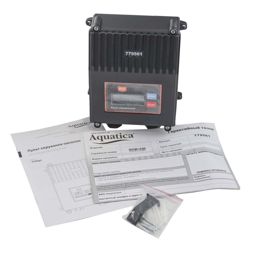 Aquatica Пульт управления насосом с функциями защиты 220В 0.37-2.2кВт AQUATICA (779561) Київ - фото 3