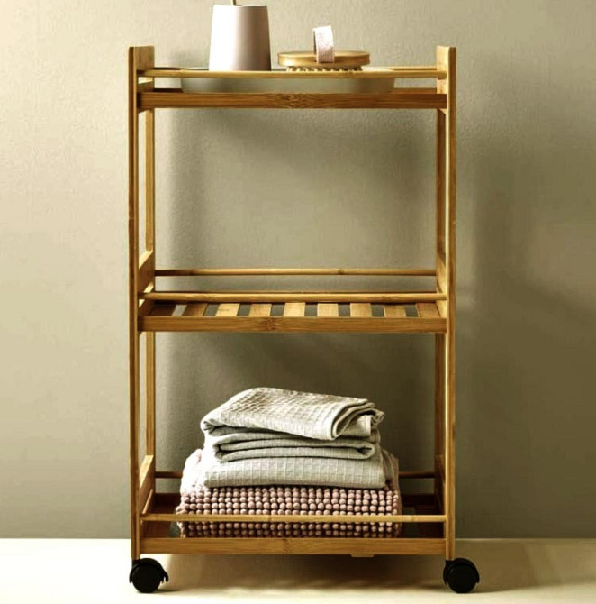 Етажерка на колесах "Ділінхем" сієна Миколаїв - фото 1