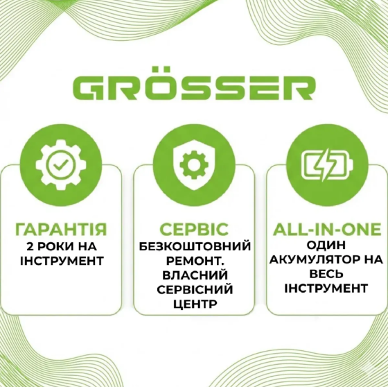 Аккумуляторная вибрационная присоска Grosser GTM 130 20В, 130 мм, до 50 кг, без АКБ Киев