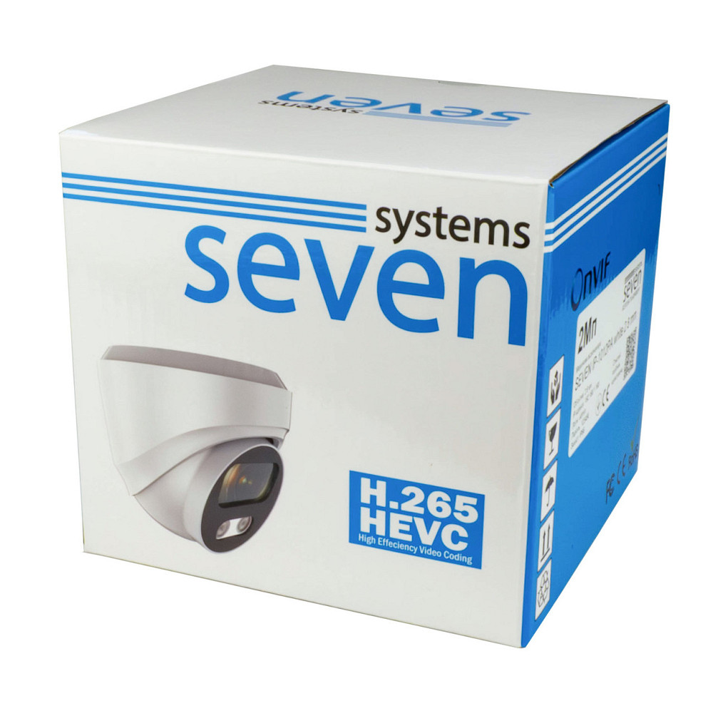 IP-відеокамера 2 Мп вулична SEVEN IP-1012PA white 2,8 мм Київ - фото 7