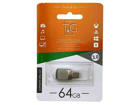 Флешка USB 64GB 3.0 104 USBType-C сталева ТМ TG Київ