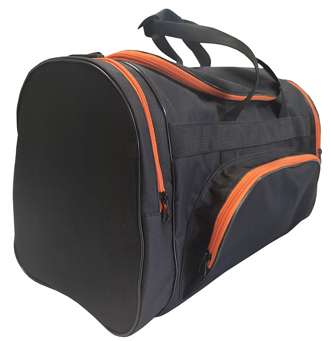 Сумка дорожная Tiger Start-1 30х53 черная с оранжевым S581400 Киев - изображение 2