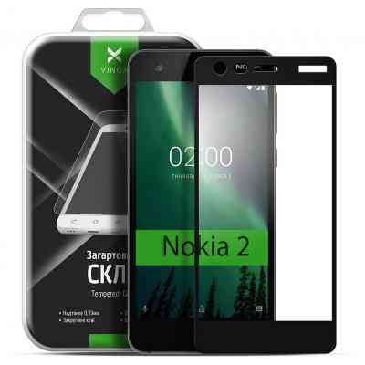 Скло захисне Vinga для Nokia 2 Black (VTPGS-N2B) Вінниця