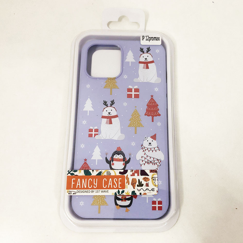 Чохол Apple Iphone 12 Pro Max. Різдво. Колір: фіолетовий DB-32 Львів - фото 2
