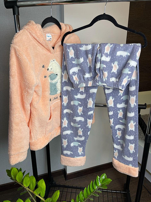 Піжама флісова жіноча Персиковий 3XL Харків - фото 2