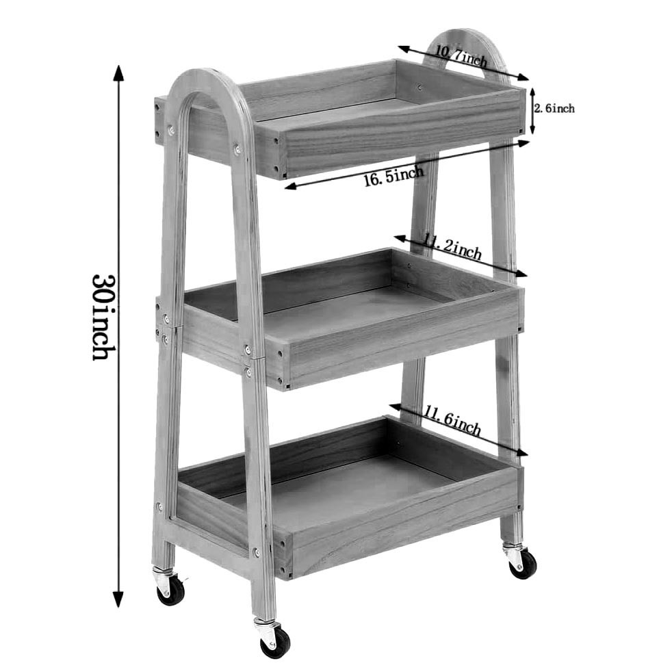 Етажерка для ванної на коліщатах "Талінар" бланже Миколаїв - фото 2