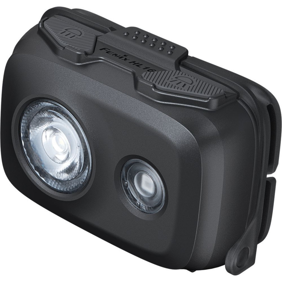 Налобний легкий ліхтарик Fenix HL16 (Чорний з червоним) Київ - фото 3