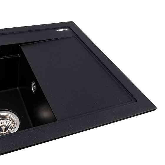VALESO Гранітна мийка VALESO ATRUM 7950 матова Чорний металік Киев