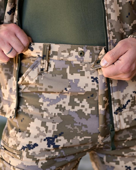 Демисезонный тактический костюм софтшел DEMENTIOZ пиксель  ВТ6841 Одесса - изображение 20