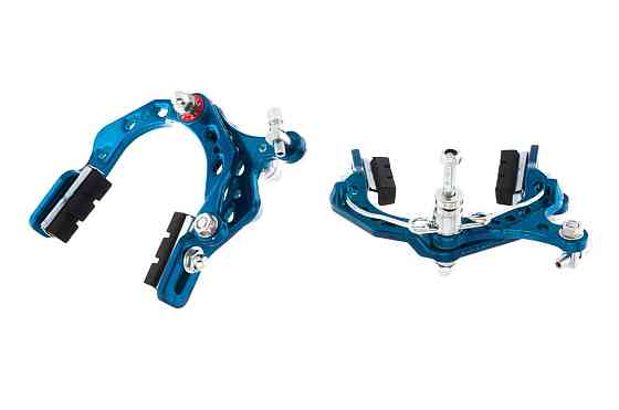 Тормоз велосипеда U-brake (цвет в ассортименте) (комплект, перед + зад) (mod:1) DS Мукачево