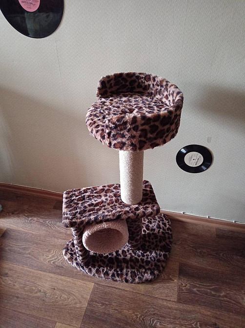 Когтеточка для кошек с лестницей ручной работы (высота 110см) 15/793 Киев - изображение 2