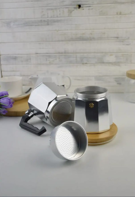 Гейзерная кофеварка UNIQUE UN-1912(KP1-6 чашек) алюм. 270 мл Одесса - изображение 3