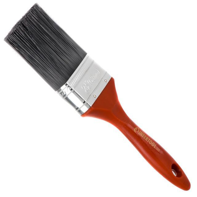 Пензель флейцева "Лакра", 63*17*70 мм, пластикова ручка INTERTOOL KT-1463 Київ - фото 2