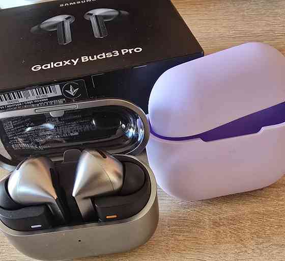 Наушники оригінал SAMSUNG BUDS3 PRO SILVER. Киев