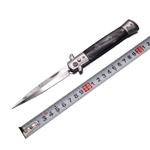 Ніж викидний PA50-1H Чорний Дніпро