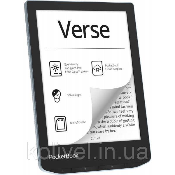 Електронна книжка PocketBook Verse (PB629) Bright Blue (PB629-2-CIS) Київ - фото 2