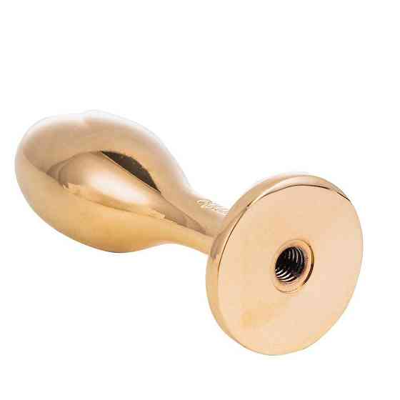 Металева анальна пробка Лисий хвіст LOCKINK SEVANDA White Fox-Tail Anal Rose-shape Plug Sex Aura Київ