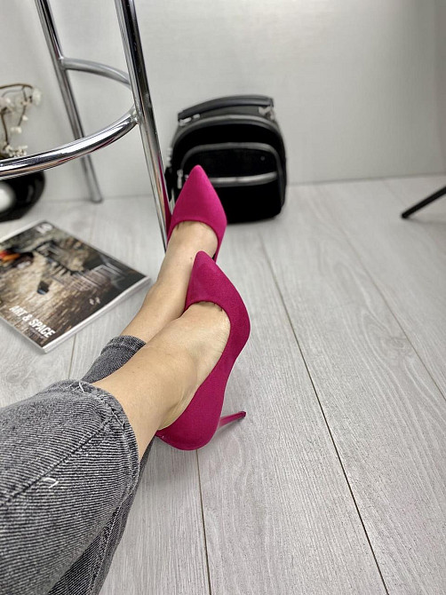 Comer Туфлі жіночі COMER малинові еко-замша 38р. ( ) Коломия - фото 9