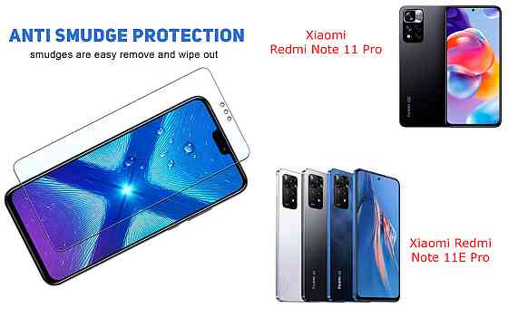 Защитное стекло NeoGlass для Xiaomi Redmi Note 11 Pro, Note 11E Pro – ультрапрозрачное и устойчивое Киев