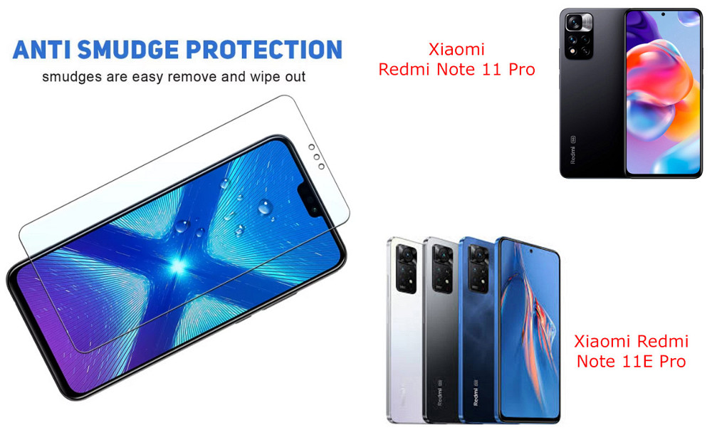 Защитное стекло NeoGlass для Xiaomi Redmi Note 11 Pro, Note 11E Pro – ультрапрозрачное и устойчивое Киев - изображение 3