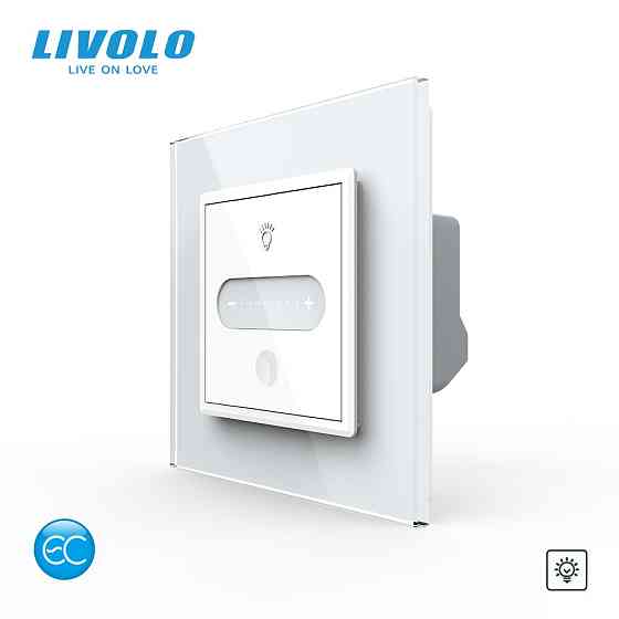 LIVOLO Розумний сенсорний димер слайдер EC Livolo білий (VL-C7FC1DZ2-2WP) Коломия