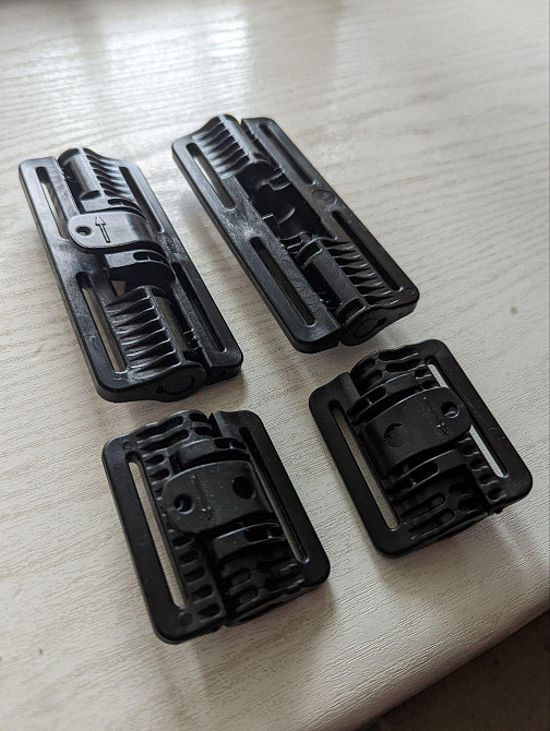 Пряжка швидкого скидання 2M нижня бічна та верхня бічна (ROC/80) колір чорний Днепр - изображение 2