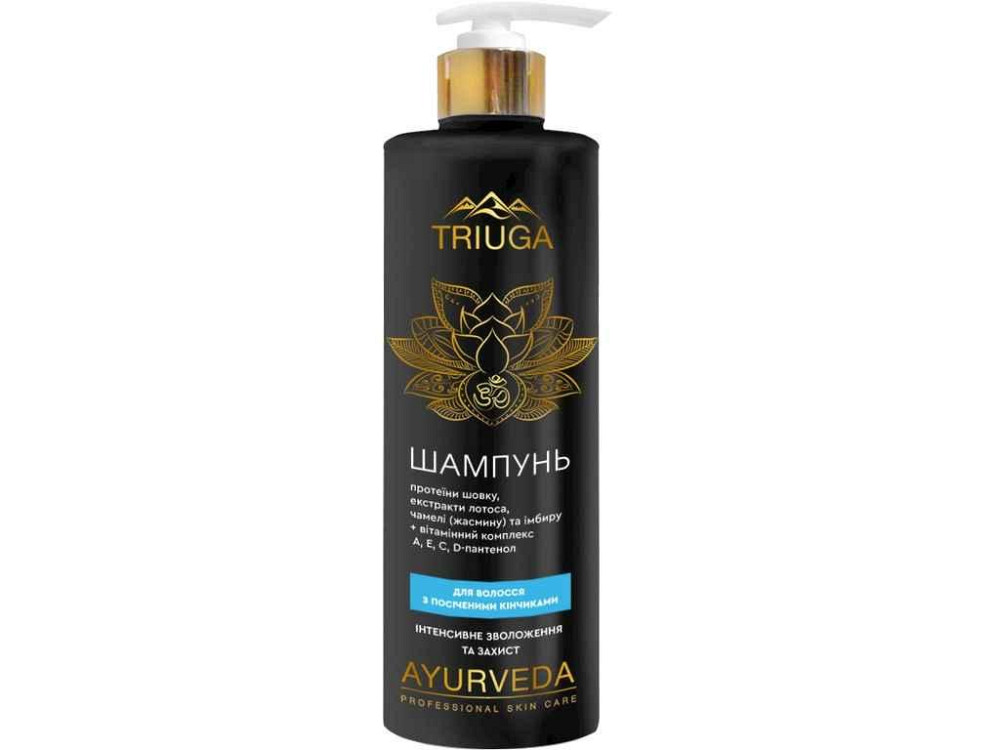 Шампунь 500мл Увлажнение и защита ТМ Triuga Ayurveda Киев - изображение 1