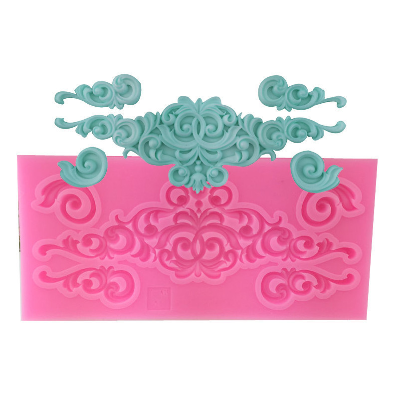 Молд силиконовый Абстракция 132 на 64 мм розовый Киев - изображение 6