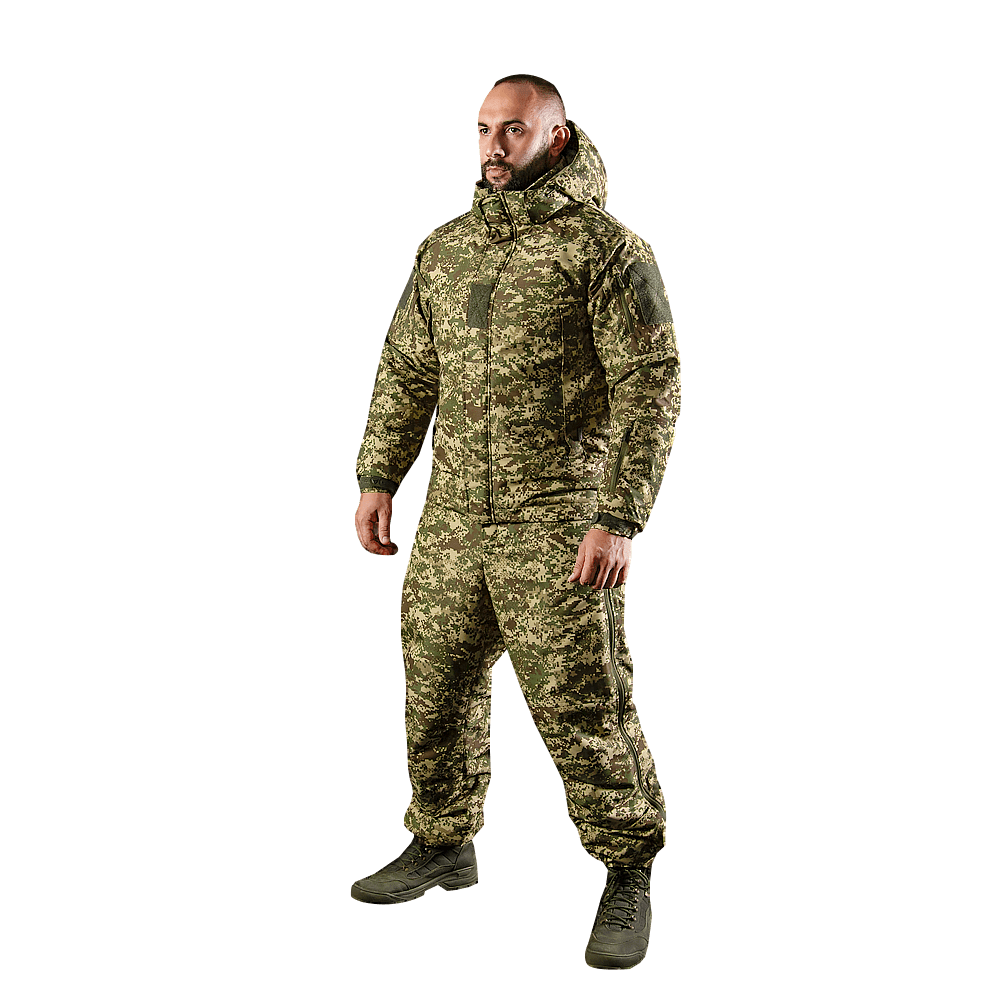 Зимний тактический водонепроницаемый комплект Defender 7 lvl (куртка и штаны) Хищник 2XL Киев - изображение 1