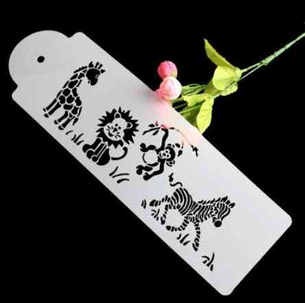 Трафарет для торту "Мадагаскар" - розмір 33*9,5см, харчовий пластик Київ