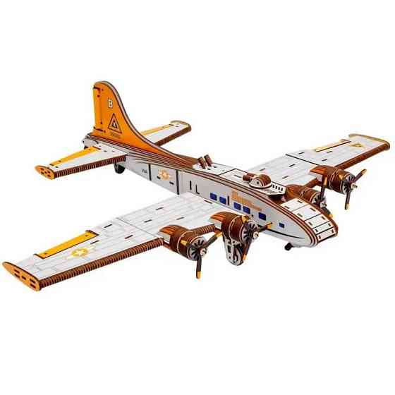 Дерев’яний 3D-конструктор "Бомбардувальник – Літаюча фортеця" Puz-00949 Вінниця