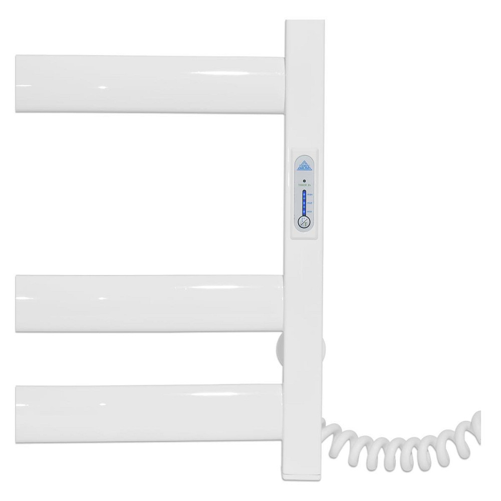 Электрический полотенцесушитель Laris Зебра Атлант ЧК8 500Х900 Э белый Киев - изображение 6