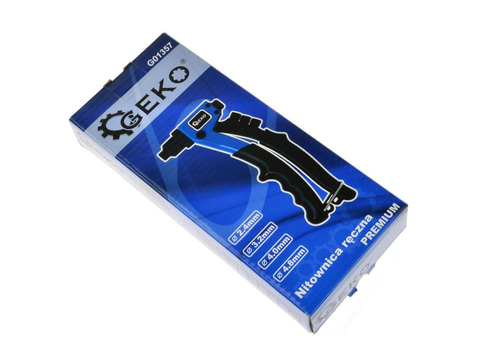 Заклепувач premium "GEKO" 200мм з хромомолібденової сталі на заклепки 2,4 / 3,2 / 4,0 / 4,8 мм Киев - изображение 4