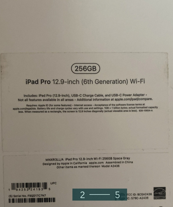 Планшет: iPad 12.9 , 6 GEN 256Gb. 2022. Київ - фото 5