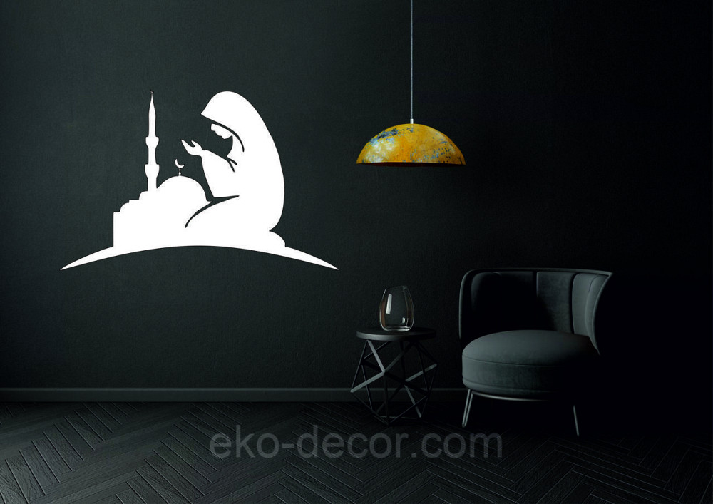 Декоративное настенное Панно «Ислам» Декор на стену 90*58 см, Белый Киев - изображение 9