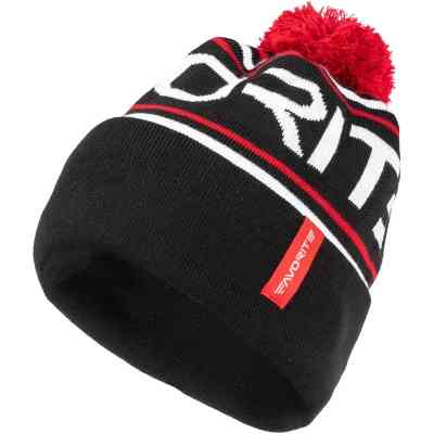 Шапка Favorite Pompon Hat 56 Black White Logo (1693.08.85) Вінниця
