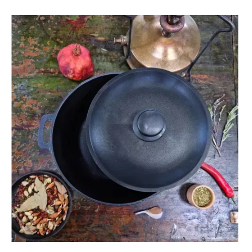 Казан чавунний 3л алюмінієва кришка Майстерня Житомир - фото 2