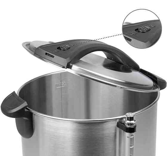 Термопот для горячих напитков 16 литров Profi Cook PC-HGA (1111) Нержавеющая сталь Нововолынск