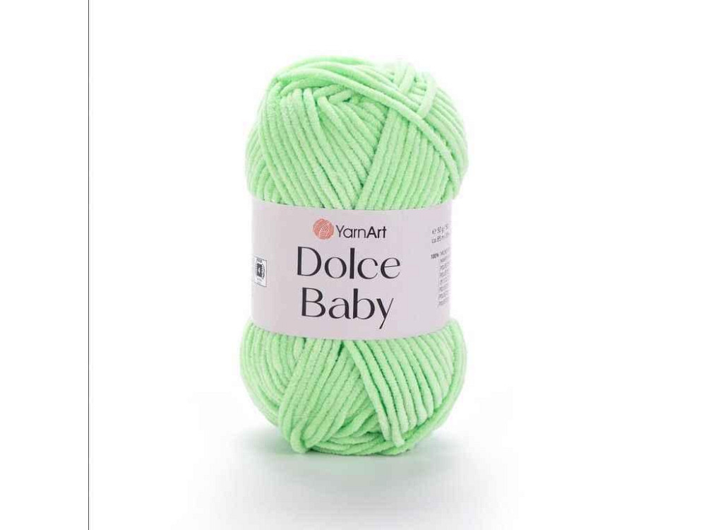 Пряжа Dolce Baby зелений 100% мікрополіестр 85м 50г 5шт/уп 850 ТМ YarnArt Київ - фото 1