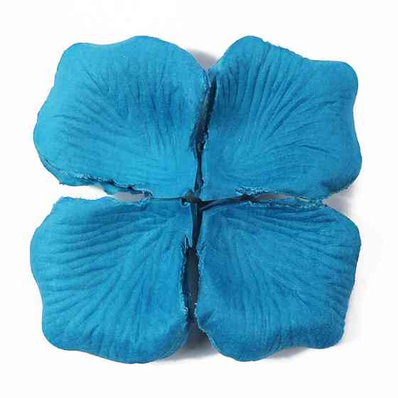 Пелюстки троянд штучні 100 штук 45 на 45 мм джинс Київ