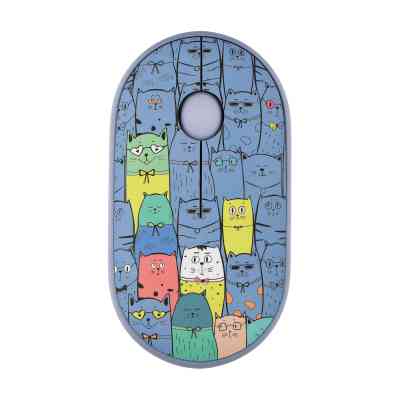 Мышка 2E MF300 PETSCATS Silent Wireless/Bluetooth Blue (2E-MF300WPETSBL) Винница
