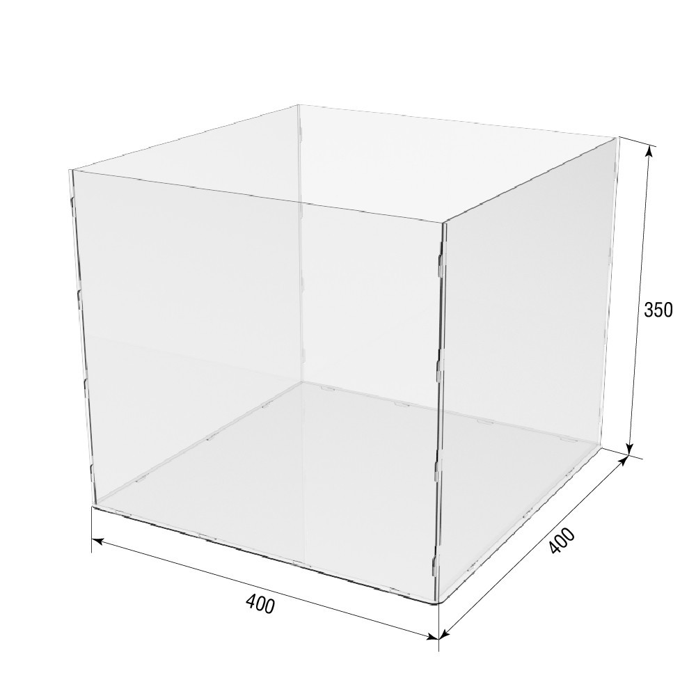 Коробка акриловая EKOSTAR 400х400х350 Киев - изображение 3