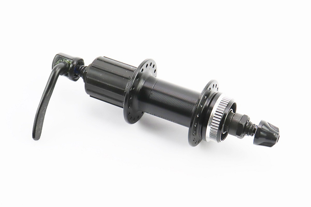 Втулка задня MTB алюмінієва 14Gx36H під касету 8-10зв, Disk-brake Center Lock, кріпл. ексцентрик, чорна FH-TX505 Київ - фото 2