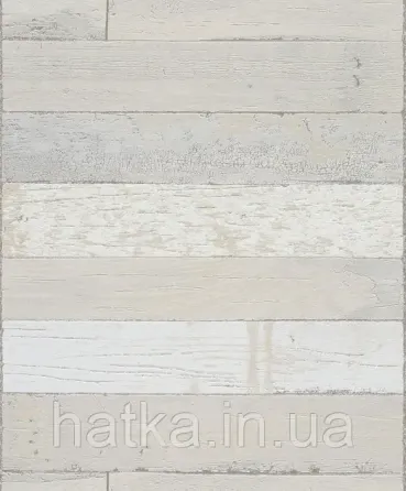 Шпалери вінілові на флізеліні Rasch Clasik 0,53х10 під дошку структурні бежеві сірі Київ