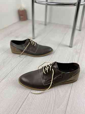 Туфлі чоловічі ВАДРУС натуральна шкіра світлі 44р темні 41р руді 39р 41р 43р 44р (код 39-29см 4 Коломия