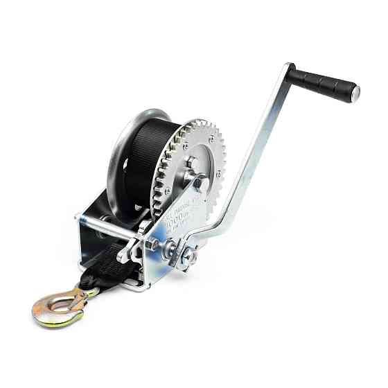 Лебедка с ремнем и крючком 702020 1000Lbs с реверсом Киев