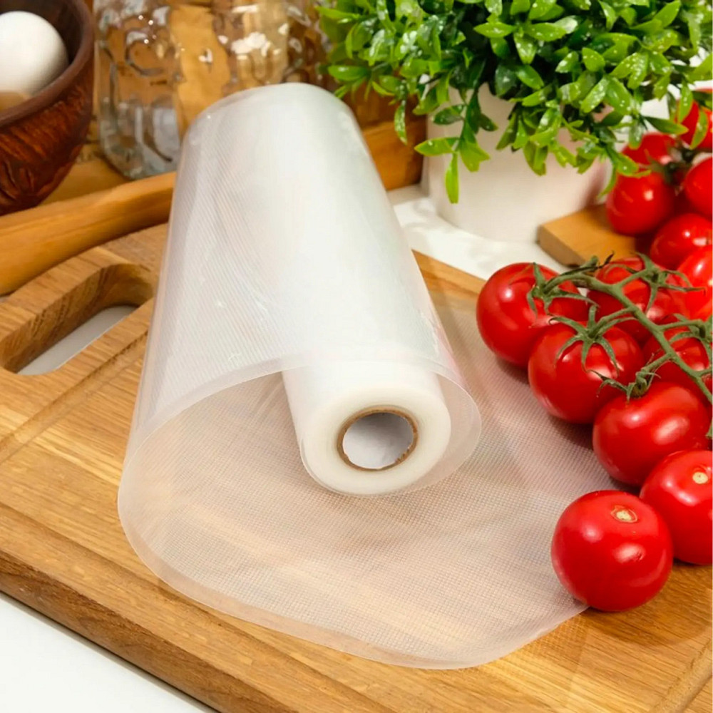 Вакуумні пакети для їжі 5 м х 25 см / Рифлені пакети для вакууматора / Пакети вакуумні Київ - фото 7